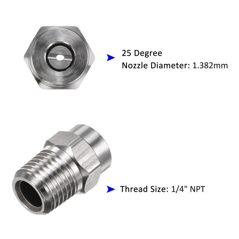 M METERXITY 8 Pack Surface Clean Tips - 25 Degree