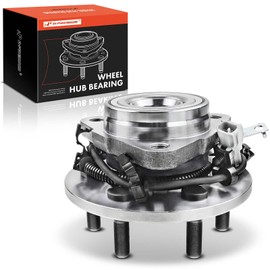 A-Premium Front Left Wheel Bearing and Hub Assembly with ABS & 6-Lug Compatible with Dodge Durango 1998-2003, Dakota 1997-2004, 4WD and 4-Wheel ABS