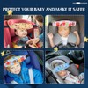 4 Pieces Baby Car Seat Head Support, Stroller Neck Relief