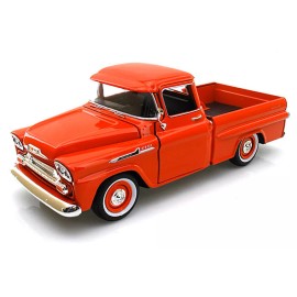 Motor Max 1958 Chevy Apache Fleetside Pickup Truck - Motormax 79311 1/24 scale Diecast Car