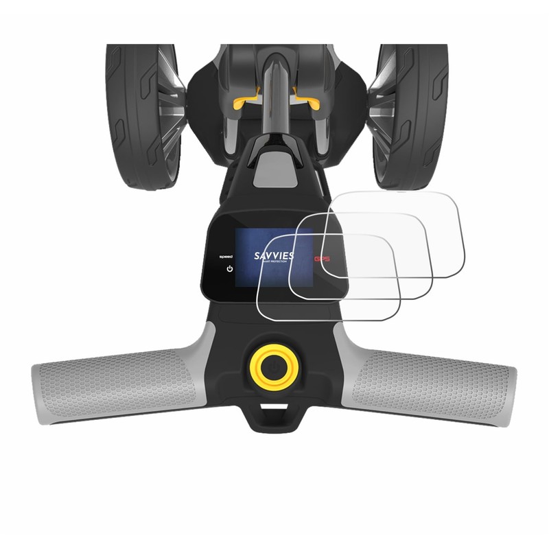 Savvies 6 Pack Screen Protector compatible with PowaKaddy CT6 GPS