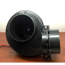 Marine Grade Plastic Bilge Blower 99 CuFt/Min 12VDC 3" Opening Flange Mount