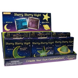 Westminster Starry Starry Night - 24 Stick-on Glow Galaxy