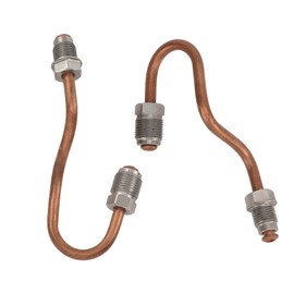 Caliper Rear Brake Pipes Copper Brake Bridge Tube with Stainless Steel Connector Replacement for SEAT Altea Toledo Leon