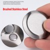 Kitchen Faucet Sink Hole Cover, 2pcs Brushed Stainless Steel Faucet