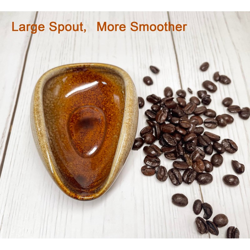 LamChyar Coffee Bean Dosing Cup, Ceramic Dosing Dish for Coffee