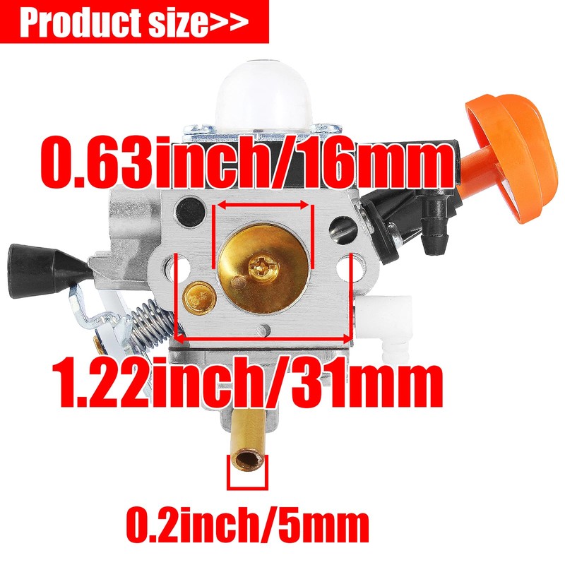 SOAJEE Carburetor for FS131R HT131 HT133 KM131R FS311 Trimmer 4180-120-0617