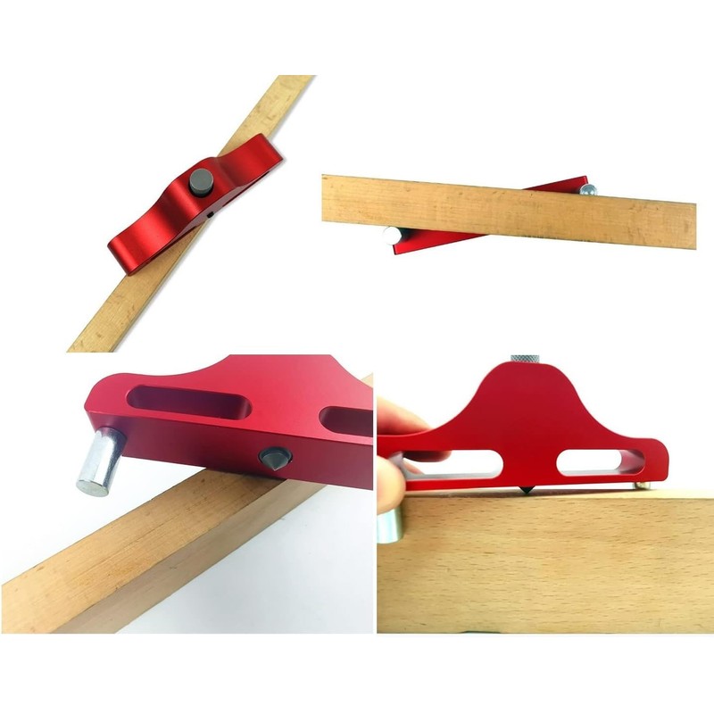 Uadme Centre Finder Line Scriber, Resistant Aluminum Alloy Scribing Marking