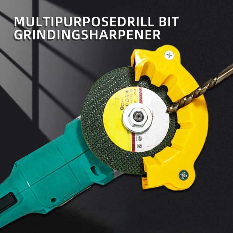 VARKAGE Drill Sharpener for All Bits, Multi-Purpose Drill Grinder, Portable