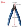 5 Pcs Electrical Wire Cable Cutter,5" Micro Cutting Plier Diagonal