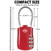 TSA Approved Luggage Combination Locks,T Tersely 2 Pack Travel Suitcase