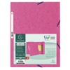 Exacompta 55520E Folder (Manila Cardboard, with elastic strap and 3