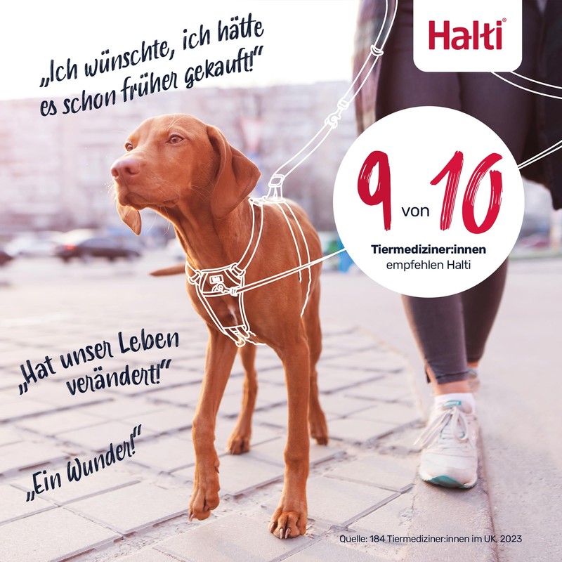 HALTI No Pull Anti-Pull Harness - Prevents Your Dog from