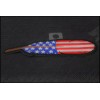Ivamis American Flag Feather Patch - 5x1.3 inch - P7202