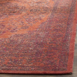 Safavieh Classic Vintage Collection CLV121B Red Cotton Area Rug (5' x 8')