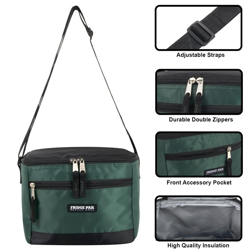6 Can Cooler Bags Insulated Soft Cooler Lunch Bag for