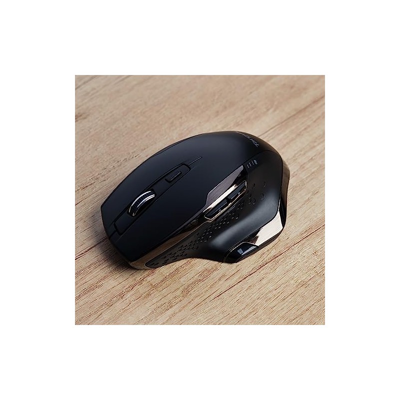 Targus Ergonomic Mouse, Anti Microbial, BlueTrace - Black (AMW584GL)