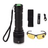 365nm UV Blacklight Flashlight USB Rechargeable Black Light Flashlight Pet