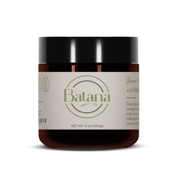 Batana Oil for Hair - Pure Batana Oil from Honduras, 100% Raw Batana Oil for Skin & Hair, Unrefined