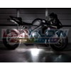 LEDGlow 6pc Advanced White LED Motorcycle Accent Neon Underglow Lighting