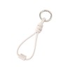 Rasit RUZ1042489A0001 Leather Key Ring, beige, (greige)