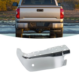 Autop2023 Left Rear Bumper End Cap Extension W/Parking Sensor Hole for 14-21 Toyota Tundra