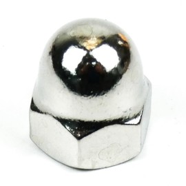 DAUMLINK® Cap nut, high shape DIN 1587, material V2A stainless steel (25 pieces) (similar to UNI 5721) for screw optics and against injury, dirt and damage (M8)