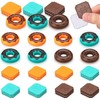 RoundFunny 16 Pcs Food Magnetic Slider Fidget Haptic Coin Donut