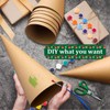 KEAGAN 9PCS Paper Mache Cones Open Bottom Extra Thick Cardboard