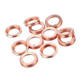 winterrock 30PCS 12mm Crush Washer, Copper Crush Washer Oil Drain Plug Gasket, Compatible with 1982-2022 Nissan Infiniti Rogue Sentra Xterra Altima Frontier Armada Jukes, OEM# 11026-01M02, 11026-JA00A