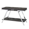 Steve Silver Roma Dark Gray Wood and Laminate Sofa Table