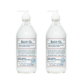 BARR-CO. Original Scent Shea Butter Lotion for Dry Skin Set, Tranquil Milky Scent with Oat, Vanilla & Vetiver, Shea Moisturizing Lotion for Sensitive Skin, 16 fl oz each (Pack of 2)
