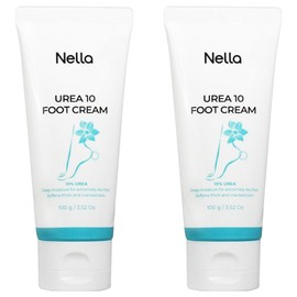 Nella Urea 10 Foot Cream, 2, 100ml / 넬라 우레아 10 풋크림, 2개, 100ml