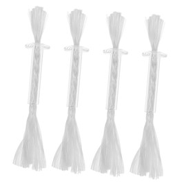 Ciieeo 4pcs Wick Tube Fiberglass Wicks for Crafts Oil Lamp Parts Fiberglass Kerosene Wick Cotton