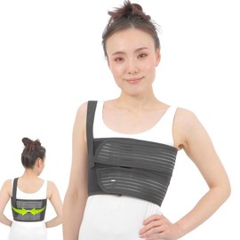 Cadi 胸部 サポーター 胸サポーター バストバンド 肋骨 胸部コルセット 胸部ベルト 男女兼用 2サイズ コルセット ズレ落ちない 肋骨 あばら骨 バスト バンド (Mサイズ)