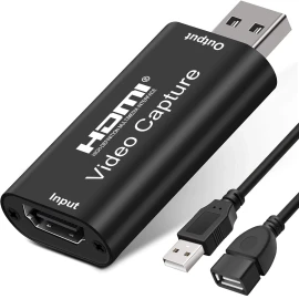 Amzhrly 4K HDMI to USB 2.0 Video Capture Card 1080P Cam Link Card Game Capture Card Adap