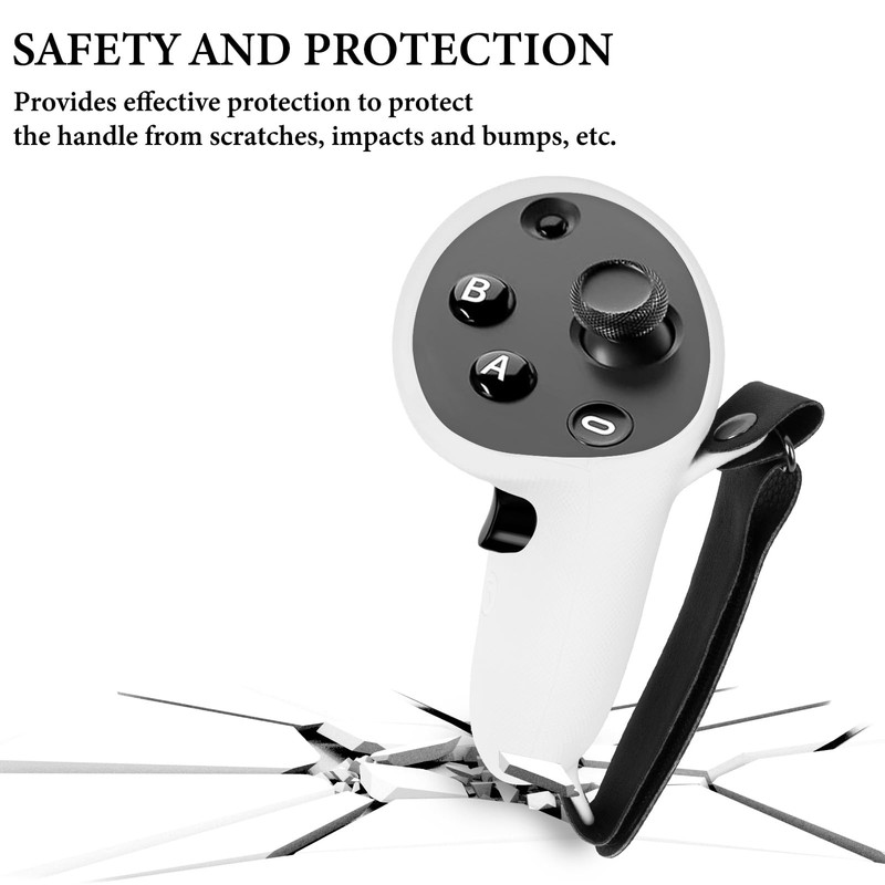 Geekria VR Silicon Controller Cover kompatibel mit Meta Q Pro,