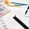 Konohan 3 Pack Mandala Ruler Tool with Holes Plastic Drawing