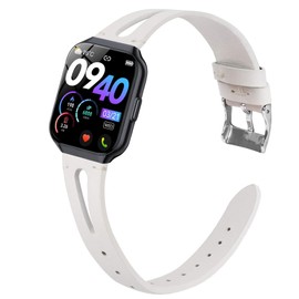 Compatible with QCOQ Smartwatch Bands,Lamshaw 22mm Slim Vintage Leather Strap Replacement Compatible with QCOQ P98 Smartwatch,CASCHO P98 Smart Watch, P98 Smart Watch,Compatible with HKOMA Smartwatch