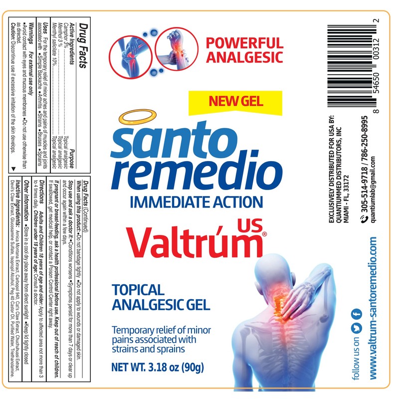 Valtrum Fast and Effective Relief. The only Natural Components Gel
