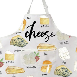 Cheese Lover Gift Cheese Baking Gift Cheese Themed Gift Foodie Gift Cheese Apron With Pockets Waterproof Adjustable (cheese apron uk)