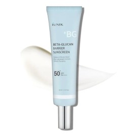 iUNIK Protector Solar Facial Coreano con Beta-Glucano SPF 50+ 60 ml | Protege UVA/UVB, Hidratación Calmante, Fortalece la Barrera Cutánea, No Graso, Ideal para Piel Sensible y Rutina K-Beauty Diaria