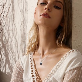 REDSUN Gothic Jewellery 925 Sterling Silver Gothic Angel Wings / Snake / Black Rose / Skull / Skeleton Necklace Celtic Knot Gothic Angel Wings Gothic Jewellery for Men Women Gothic Lovers, Sterling