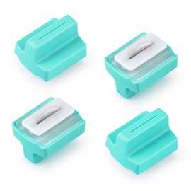 Ecraft Paper Trimmer Replacement Blades Use for 4 Style Multi-Function Scrapbooking Tool with Dial Blades of Straight Paper Cutter Blade Refills Mint Green (4 Pack）
