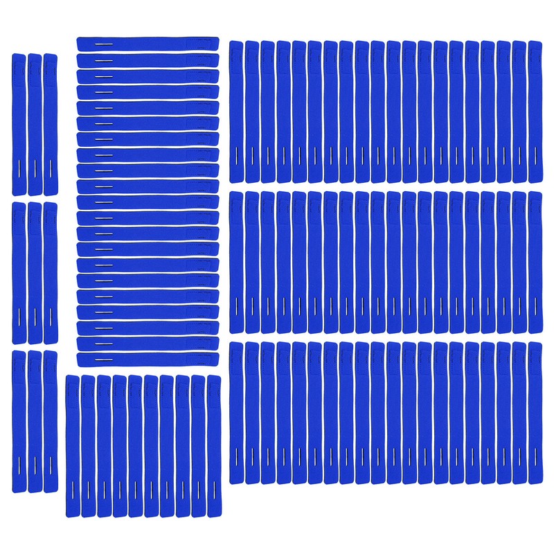 100Pcs Fishing Rod Tie Strap Pole Fixing Band Rod Elastic