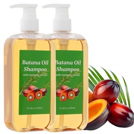 Lucift 2PCS Shampoo De Batana, Rosemary Oil Shampoo De Batana Para La Caida Del Cabello, Nourishing & Regenerating Hair-Soft and Fluffy for Men & Women (2pcs)