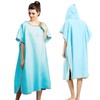 Hiturbo Poncho de Surf de Microfibra, Bata de Baño Cambiante