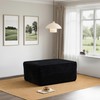 Boneless Ottoman for Couch,Oversize Poufs Footrest for Dorm