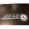 DYAD NEW, DYAD, QUALITY ENGINEERED CENTERFORCE CLUTCH SYSTEMS, STICKER, 9