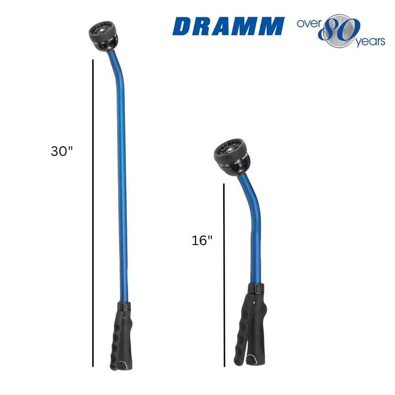 Dramm Touch-N-Flow Rain Wand – 30” Long, Green – Full